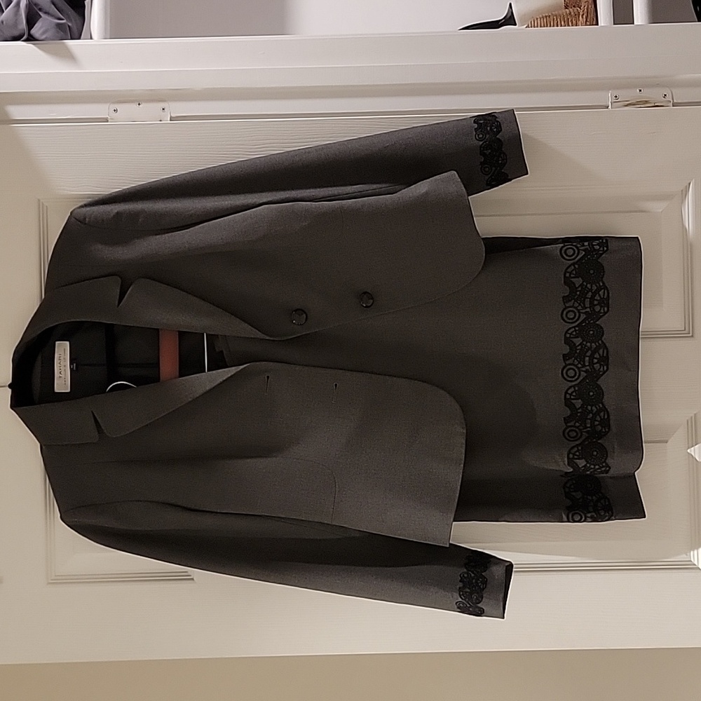 Gray Suit set. Jacket and skirt Tahari